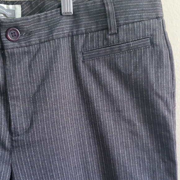 Dockers Womens Stretch Business Charcoal Pinstripe Dress Pants - Picture 4 of 11